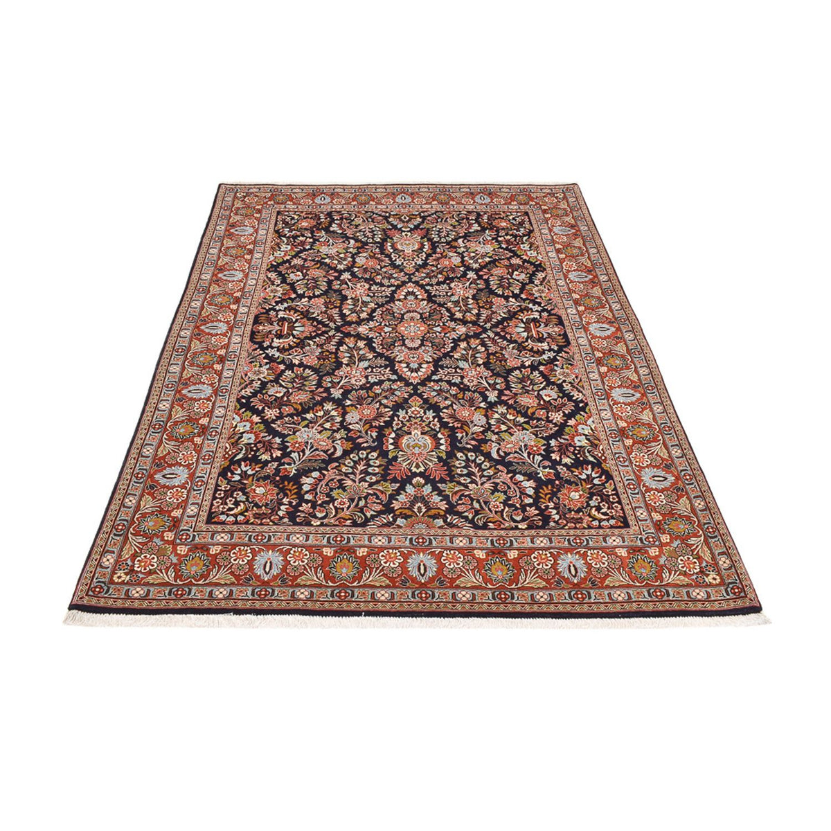 Dywan perski - Klasyczny - 243 x 172 cm - ciemnoniebieski