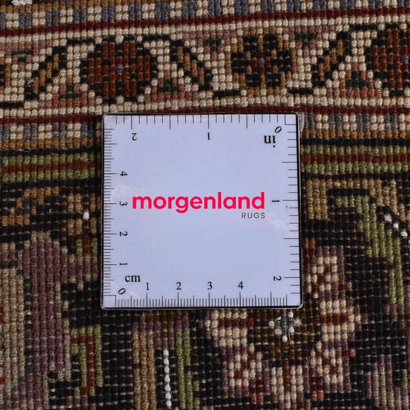 Dywan perski - Tabriz - Królewski - 196 x 148 cm - ciemnobrązowy