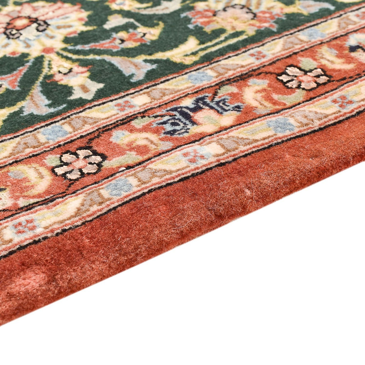 Biegacz Perski dywan - Ghom - Królewski - 202 x 56 cm - ciemnoniebieski