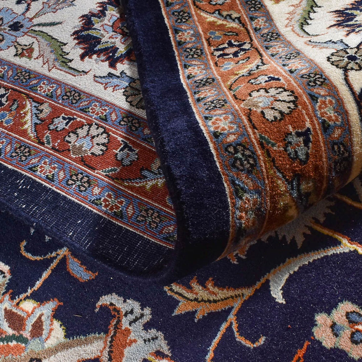 Dywan perski - Klasyczny - Royal - 396 x 296 cm - ciemnoniebieski