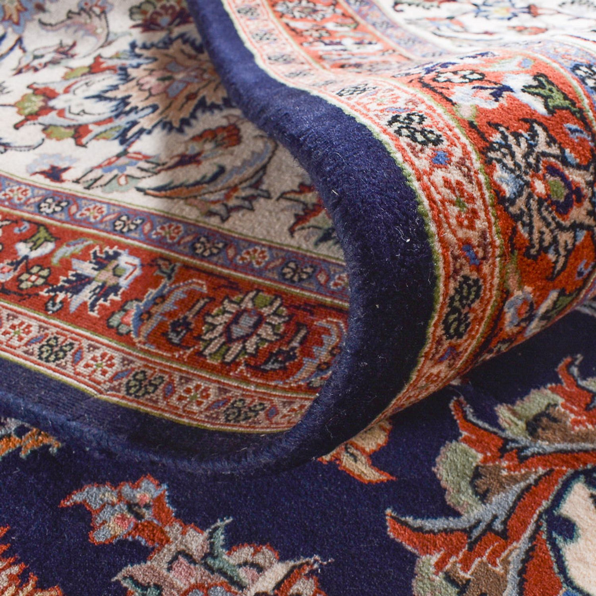 Dywan perski - Klasyczny - 588 x 400 cm - ciemnoniebieski