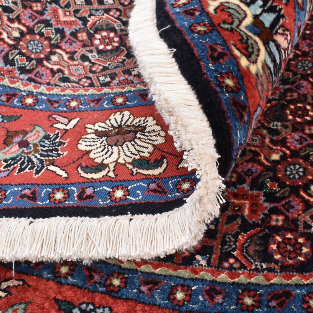 Dywan perski - Bijar okrągły  - 153 x 153 cm - jasna czerwień