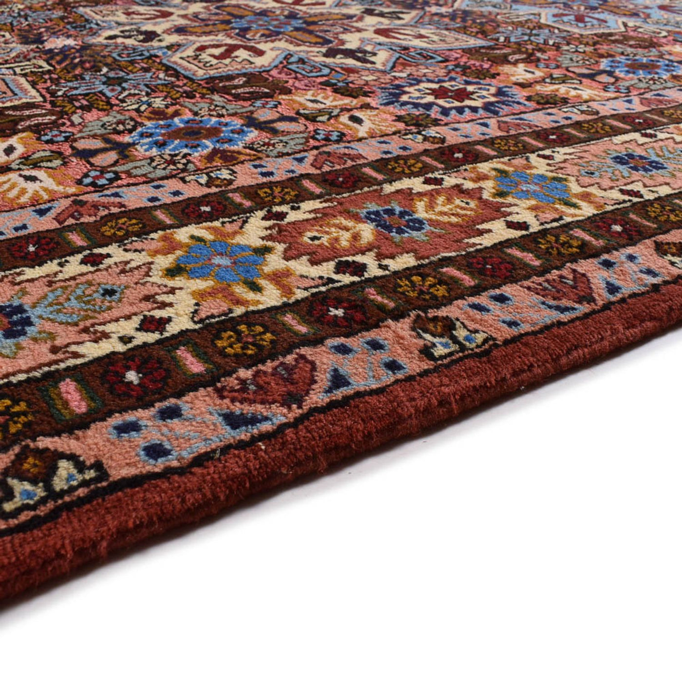 Dywan perski - Bijar - 207 x 132 cm - wielokolorowy