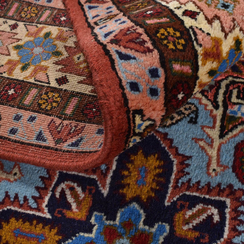 Dywan perski - Bijar - 207 x 132 cm - wielokolorowy