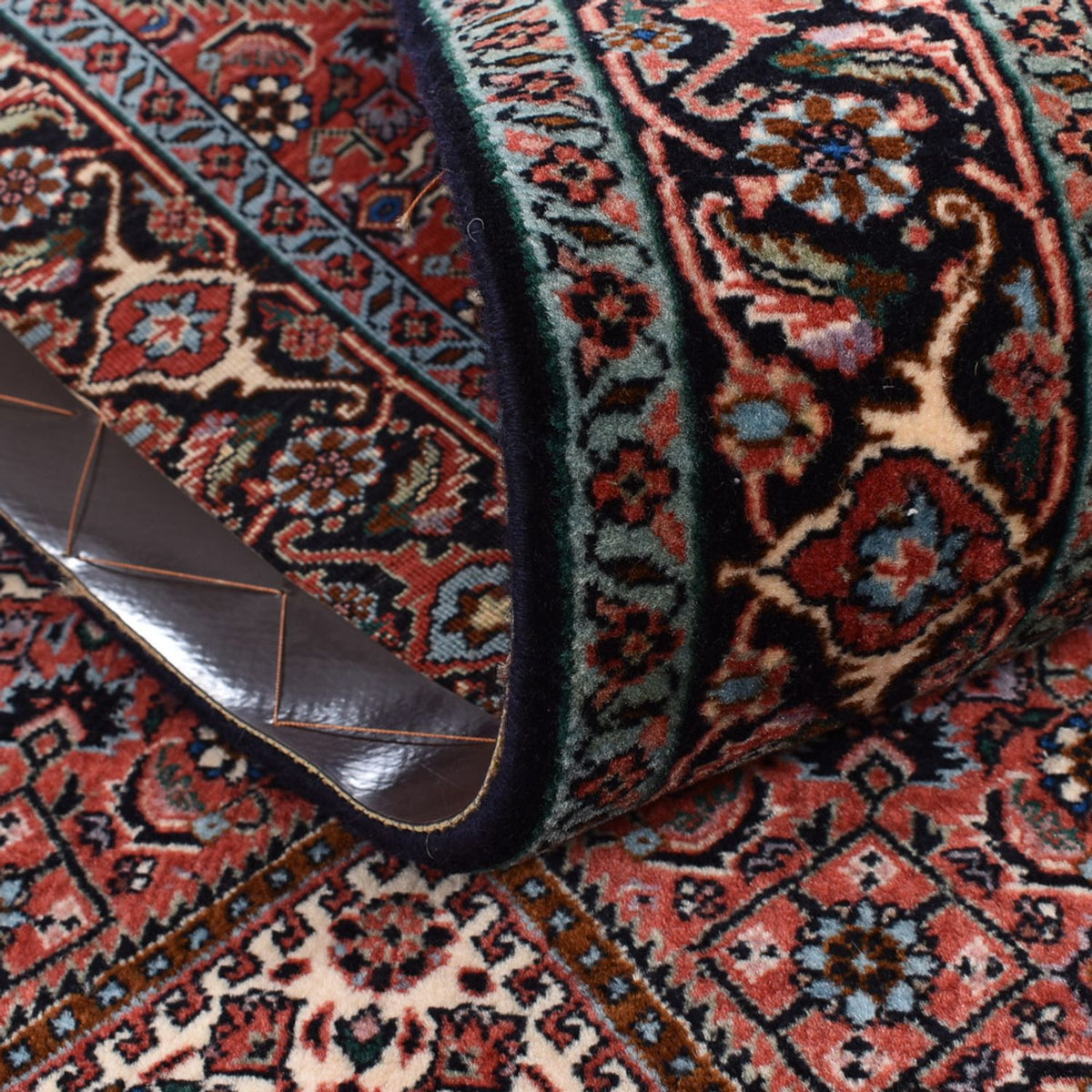 Biegacz Dywan perski - Bijar - 400 x 83 cm - jasna czerwień