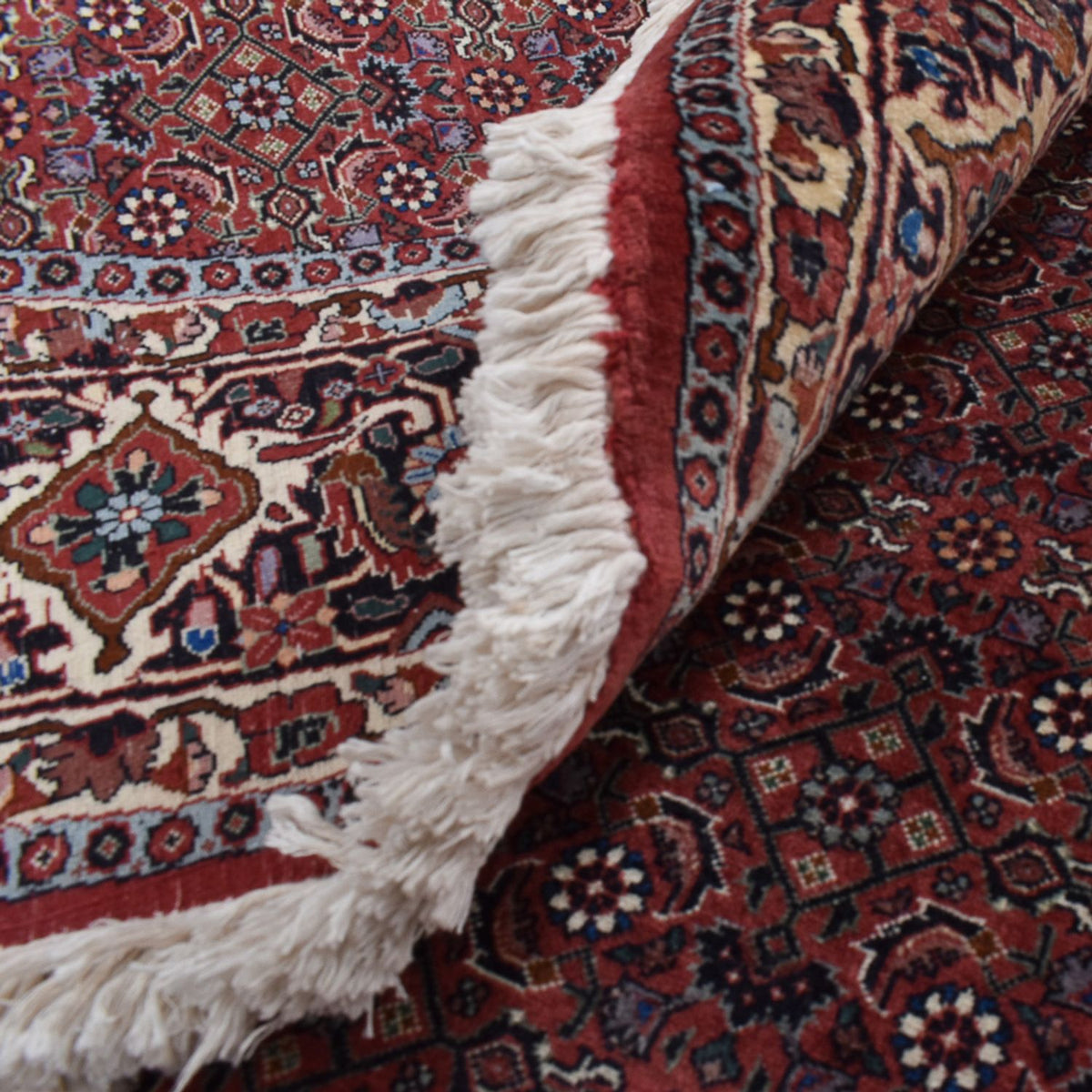 Dywan perski - Bijar okrągły  - 300 x 300 cm - jasna czerwień