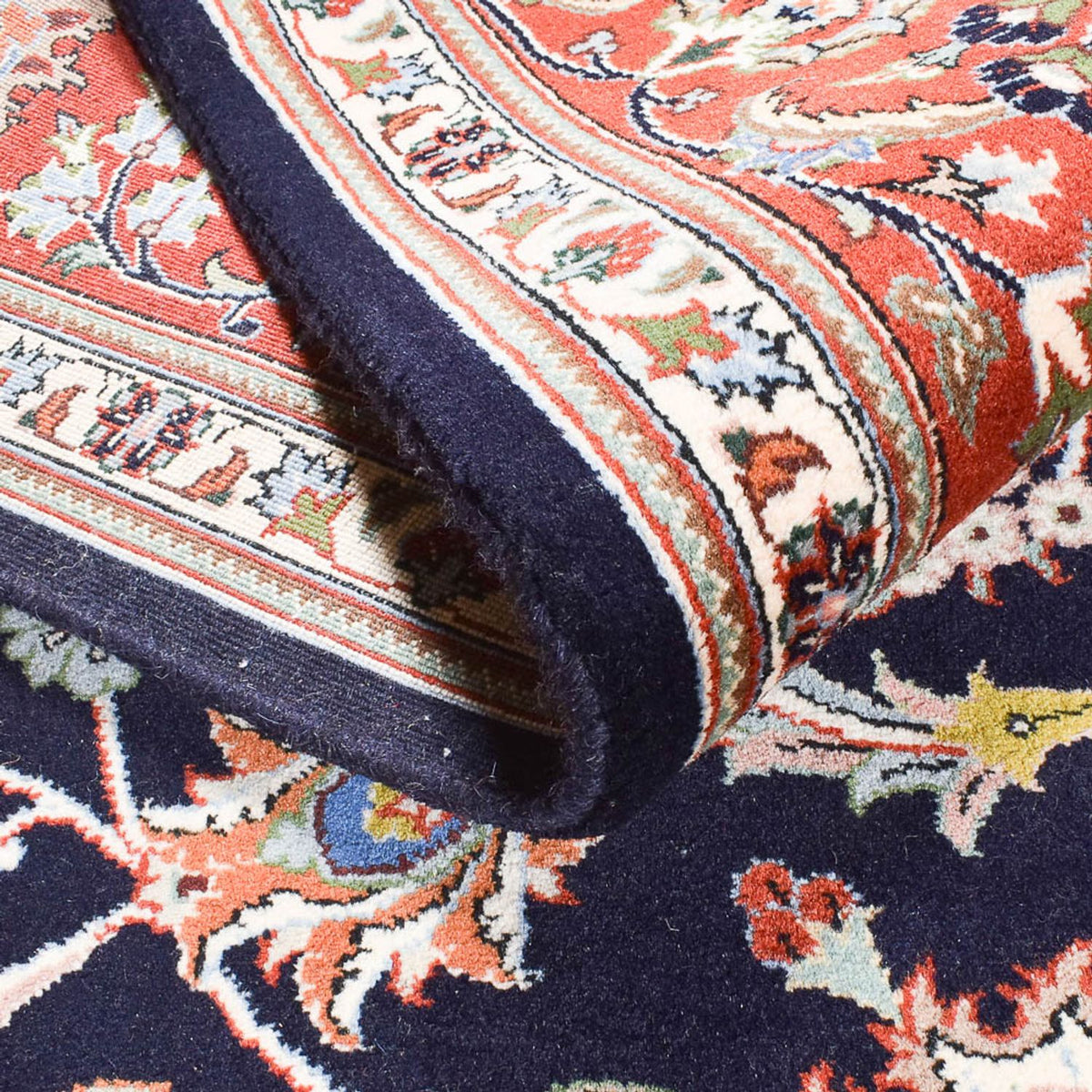 Dywan perski - Klasyczny - 291 x 197 cm - ciemnoniebieski