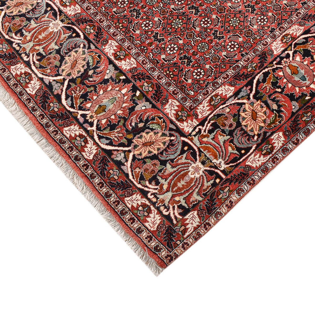 Dywan perski - Bijar - 250 x 200 cm - ciemna czerwień