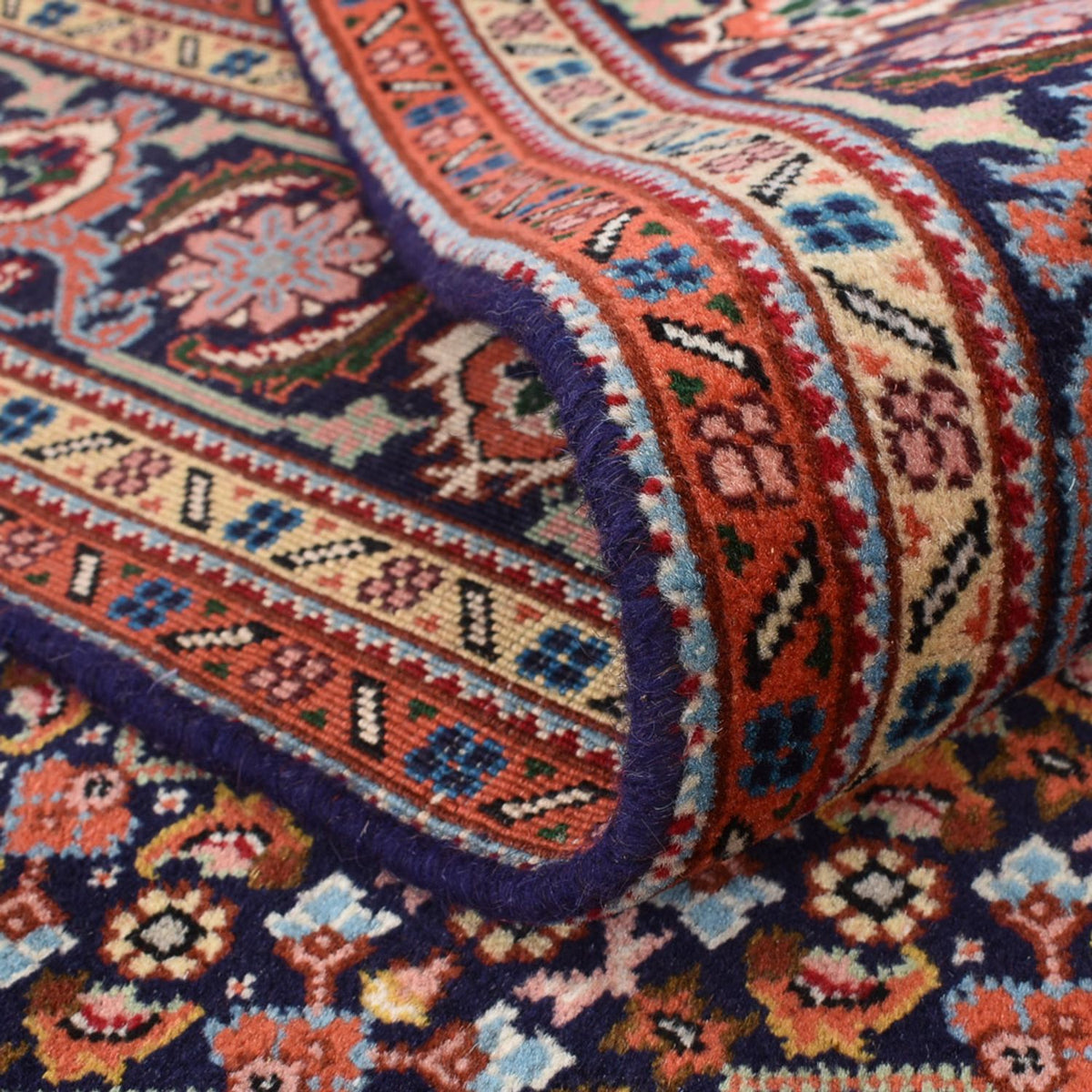 Perski dywan - Nomadyczny - 280 x 199 cm - bordowa czerwień