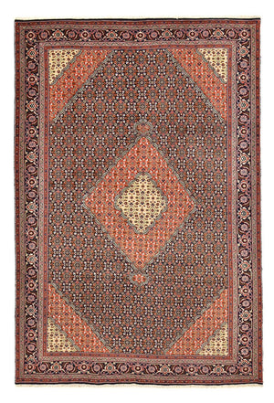 Perski dywan - Nomadyczny - 288 x 200 cm - bordowa czerwień