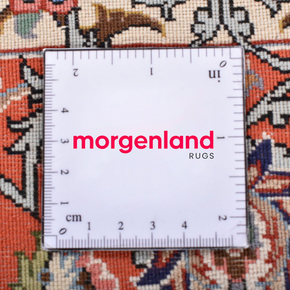 Perski dywan - Ghom - Królewski - 205 x 137 cm - ciemnoniebieski