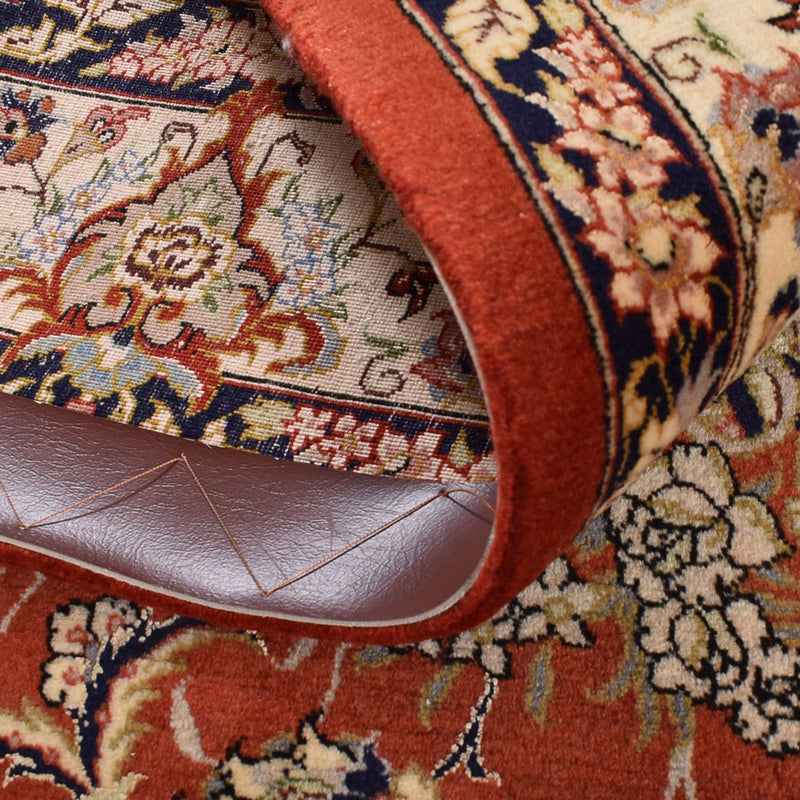 Perski dywan - Ghom - Królewski - 205 x 138 cm - czerwony