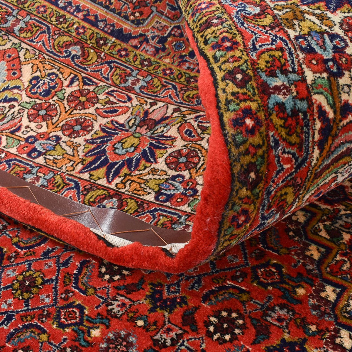 Dywan perski - Bijar - 294 x 260 cm - czerwony