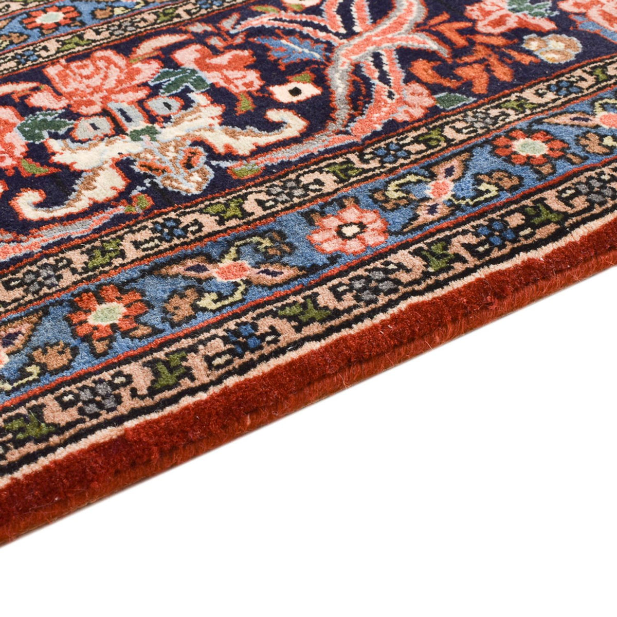 Dywan perski - Bijar - 346 x 217 cm - wielokolorowy