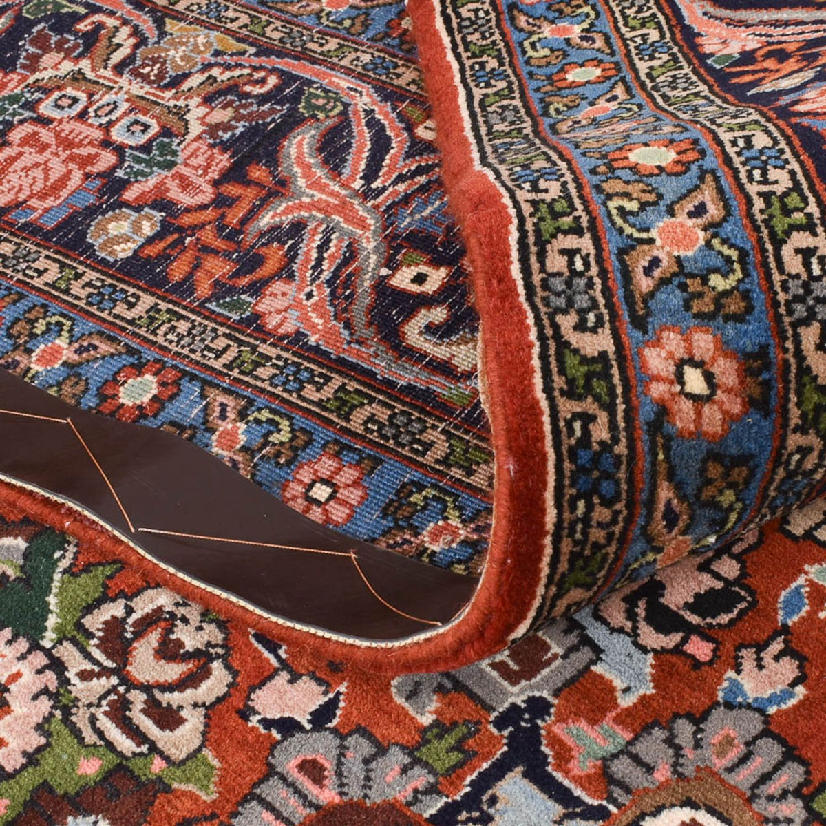 Dywan perski - Bijar - 346 x 217 cm - wielokolorowy