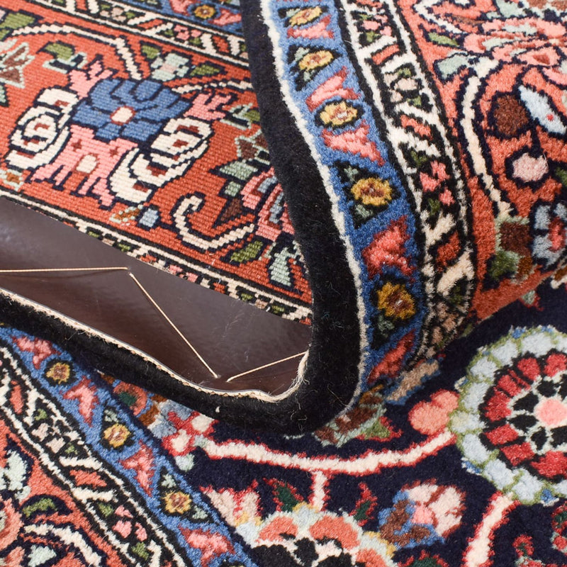 Dywan perski - Bijar - 143 x 125 cm - rdza