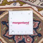 Dywan perski - Tabriz - Królewski okrągły  - 250 x 250 cm - wielokolorowy