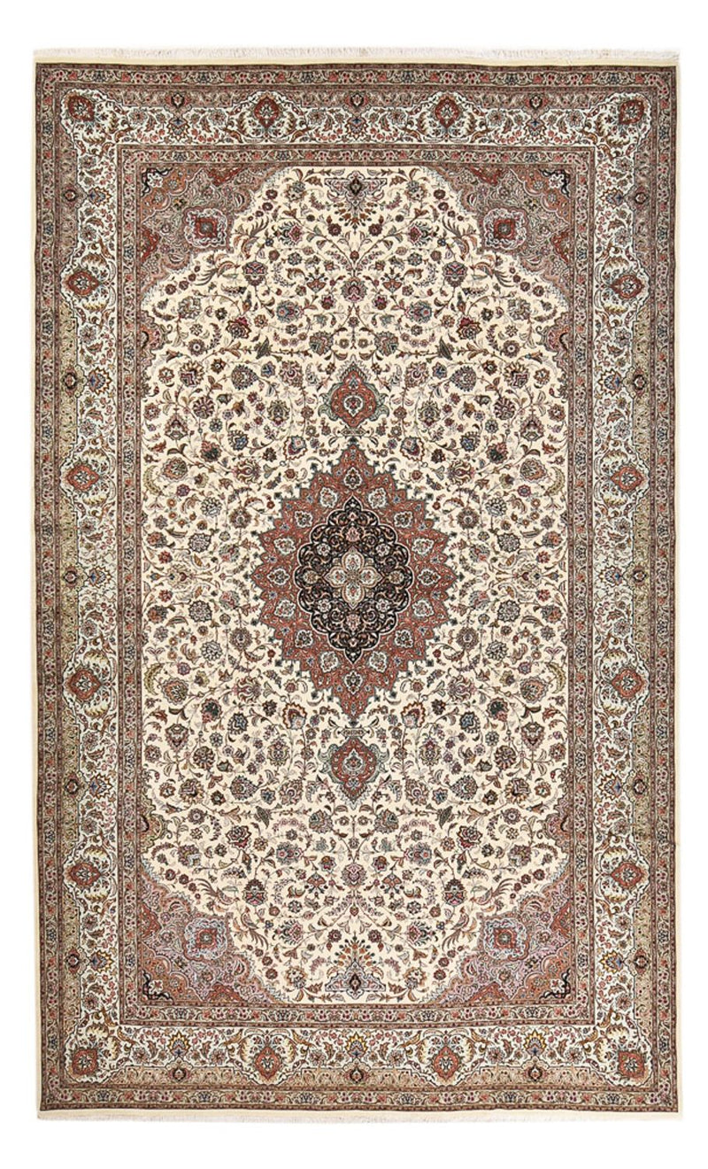 Dywan perski - Tabriz - Królewski - 502 x 304 cm - beżowy