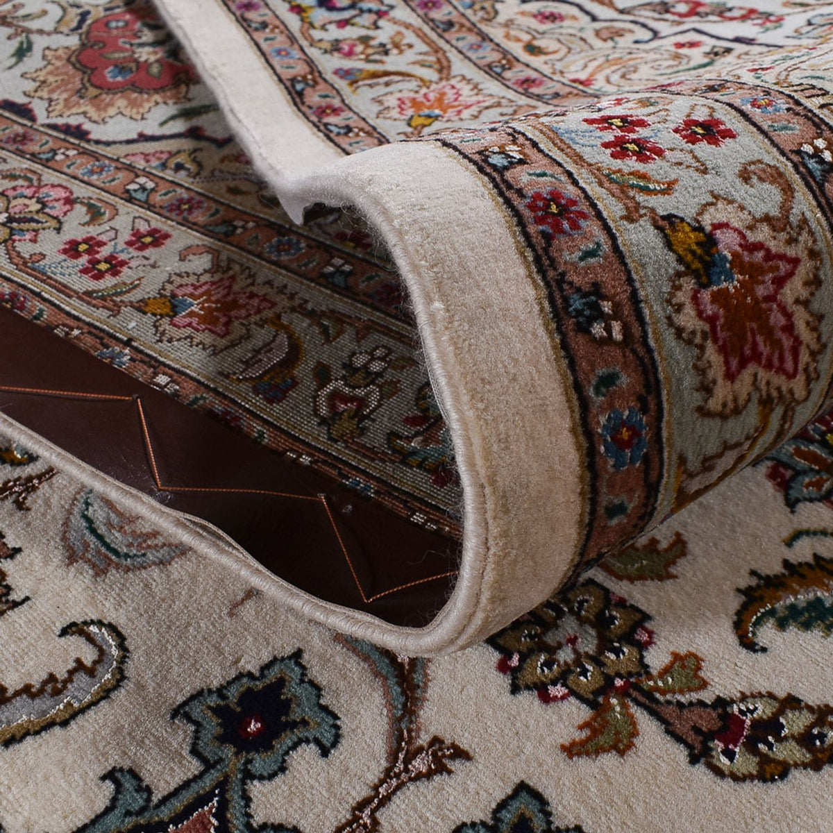 Dywan perski - Tabriz - Królewski - 502 x 304 cm - beżowy