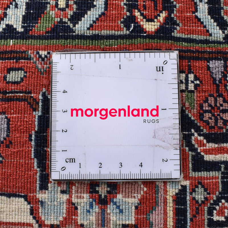 Dywan perski - Bijar - 246 x 201 cm - fioletowy