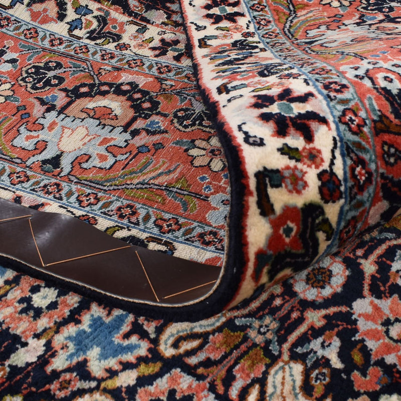 Dywan perski - Bijar kwadratowy  - 254 x 243 cm - ciemna czerwień