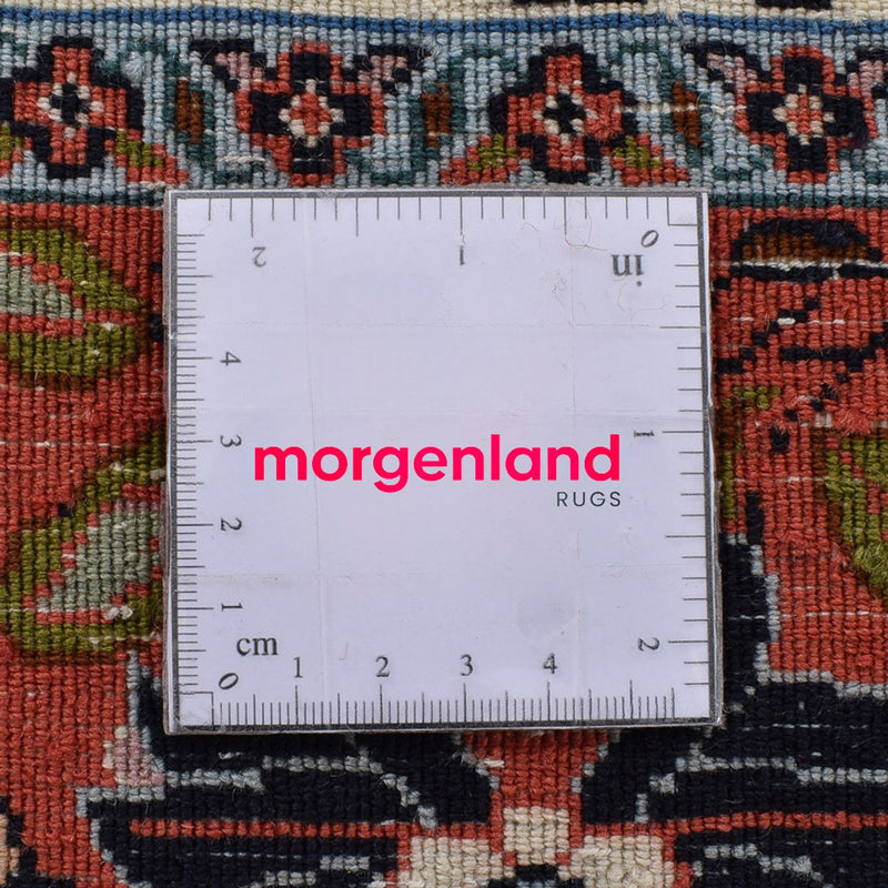 Dywan perski - Bijar kwadratowy  - 254 x 243 cm - ciemna czerwień