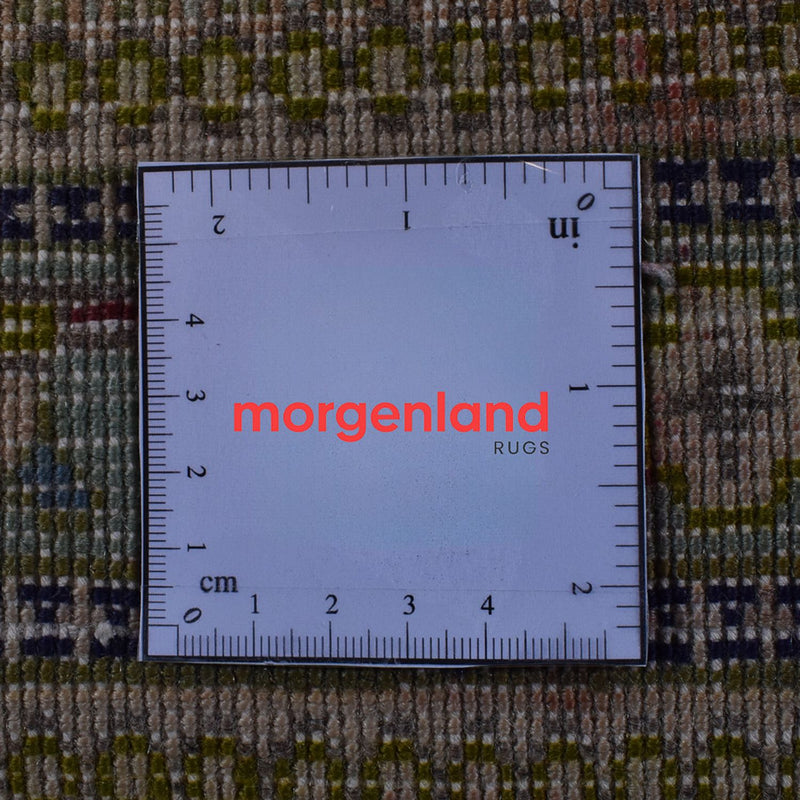 Dywan perski - Klasyczny - 410 x 298 cm - oliwkowa zieleń