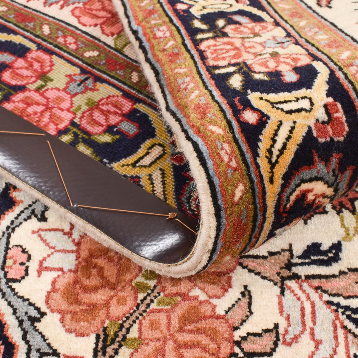 Biegacz Dywan perski - Bijar - 313 x 76 cm - beżowy