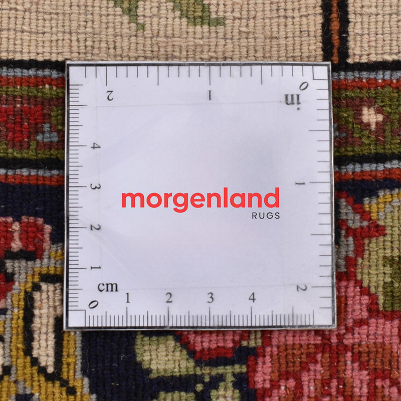 Biegacz Dywan perski - Bijar - 313 x 76 cm - beżowy