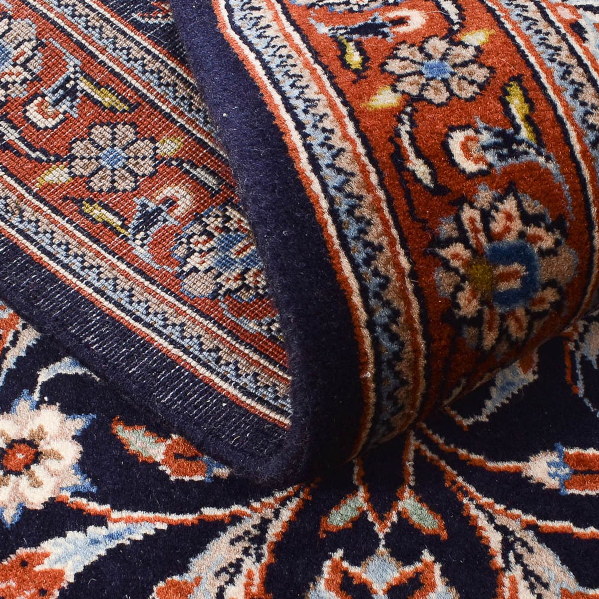 Biegacz Dywan perski - Klasyczny - 333 x 74 cm - ciemnoniebieski