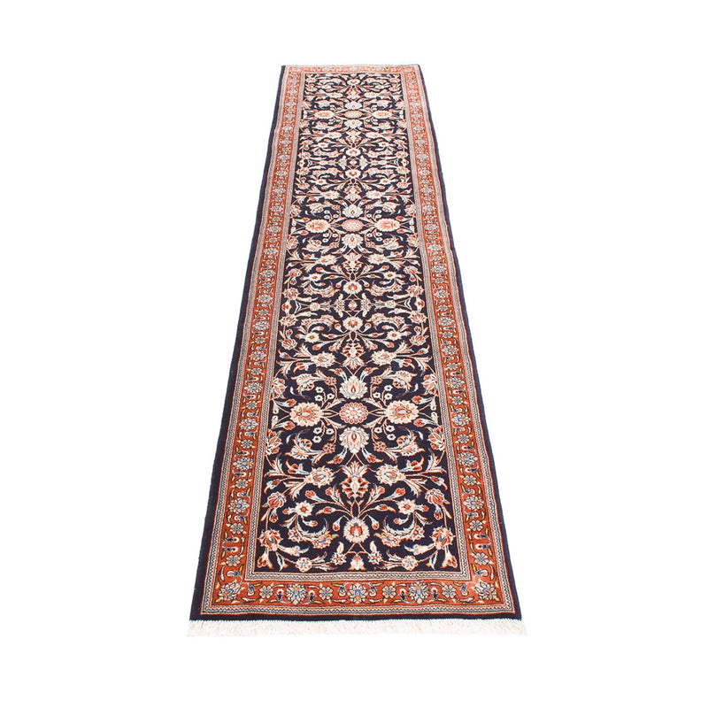 Biegacz Dywan perski - Klasyczny - 333 x 74 cm - ciemnoniebieski