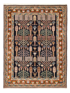 Dywan perski - Klasyczny - 233 x 178 cm - ciemnoniebieski