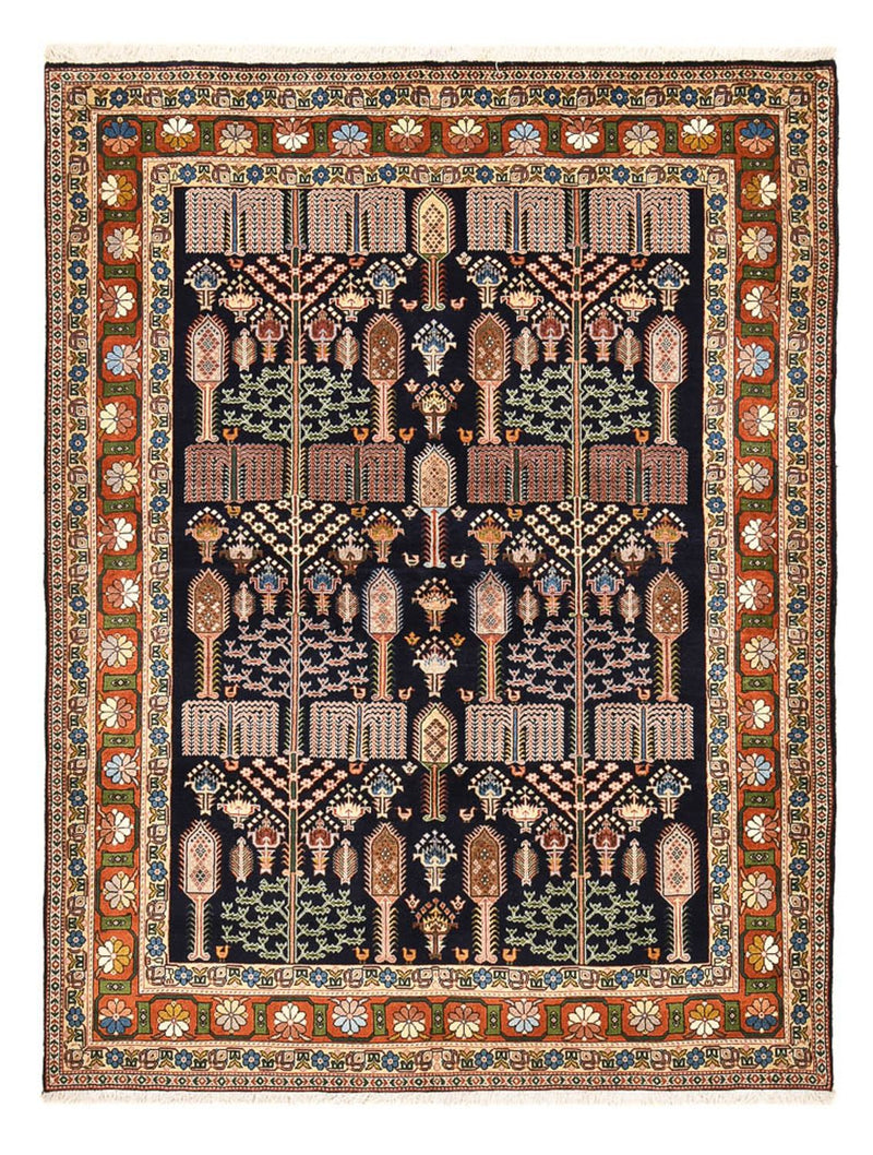 Dywan perski - Klasyczny - 233 x 178 cm - ciemnoniebieski