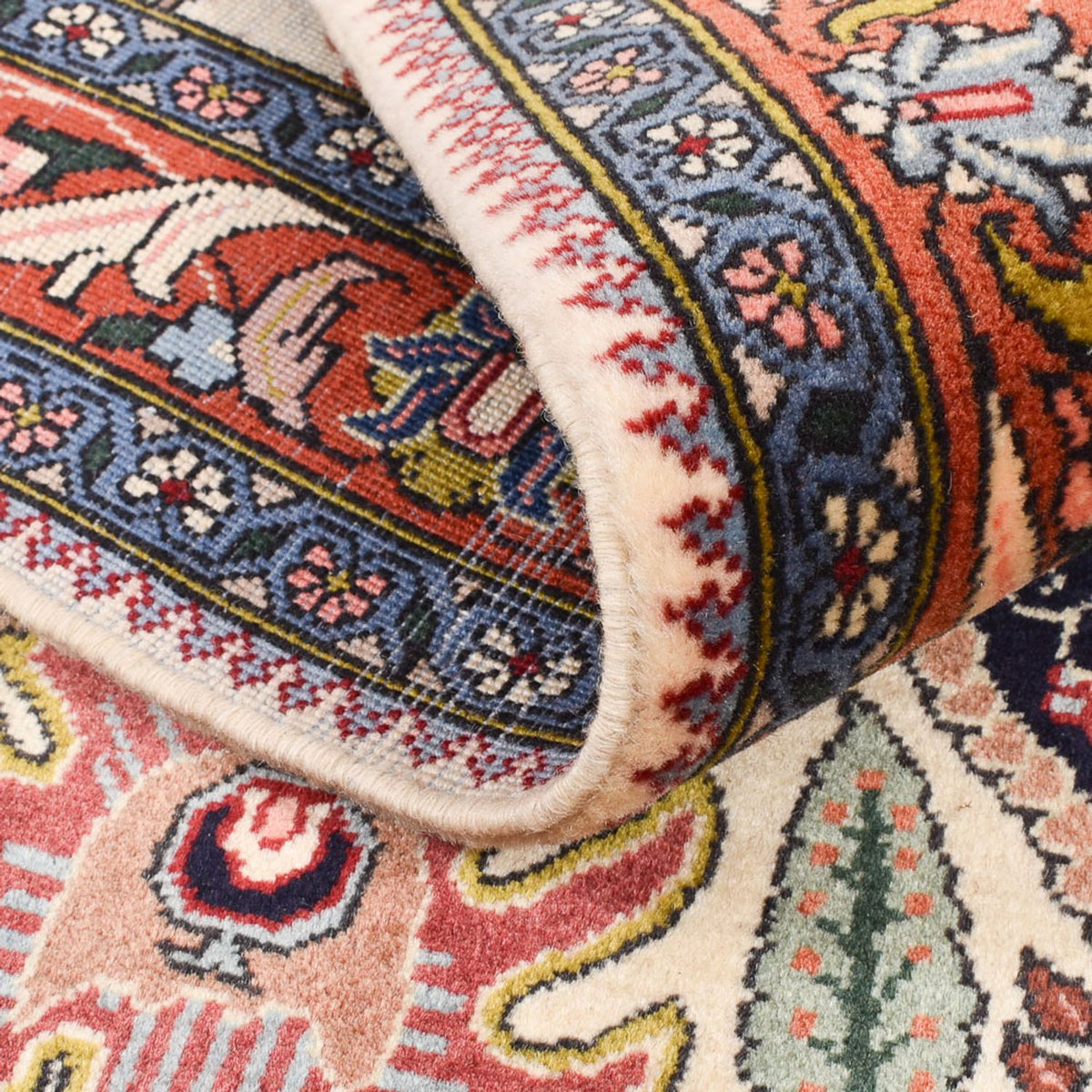 Biegacz Dywan perski - Bijar - 300 x 87 cm - beżowy