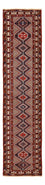 Biegacz Perski dywan - Nomadyczny - 388 x 92 cm - bordowa czerwień
