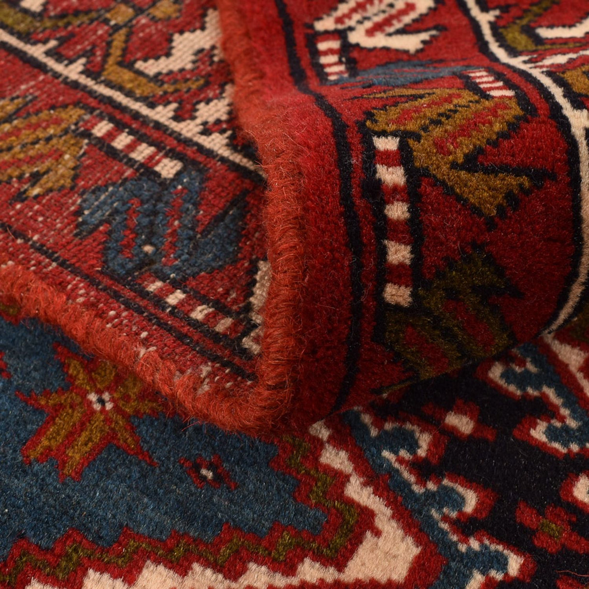 Biegacz Perski dywan - Nomadyczny - 388 x 92 cm - bordowa czerwień