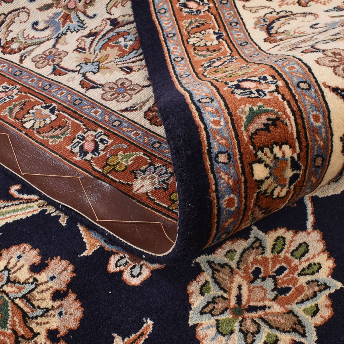 Dywan perski - Klasyczny - 298 x 250 cm - ciemnoniebieski