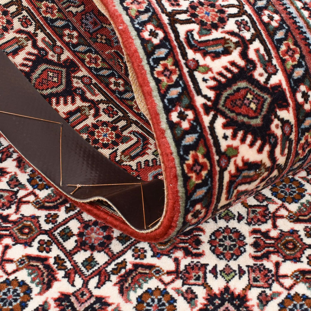 Biegacz Dywan perski - Bijar - 290 x 72 cm - rdza