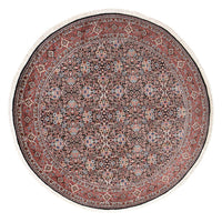 Dywan perski - Bijar - 240 x 240 cm - ciemna czerwień