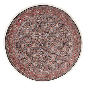 Dywan perski - Bijar - 240 x 240 cm - ciemna czerwień