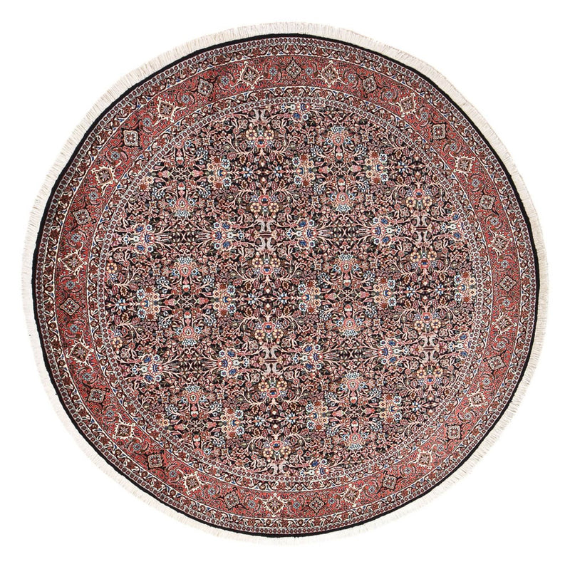 Dywan perski - Bijar - 240 x 240 cm - ciemna czerwień