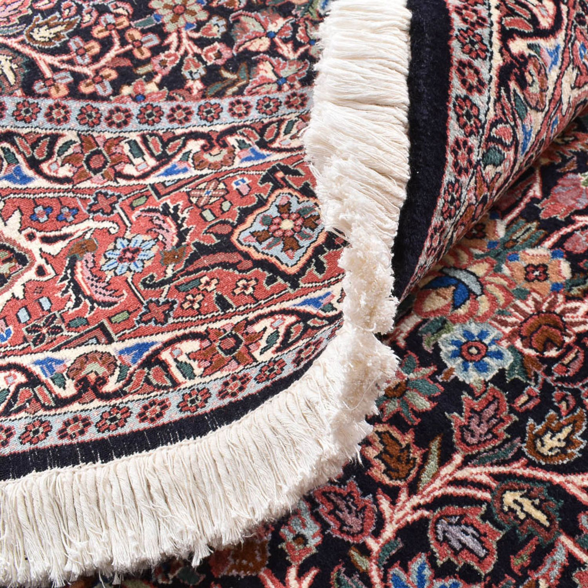 Dywan perski - Bijar - 240 x 240 cm - ciemna czerwień