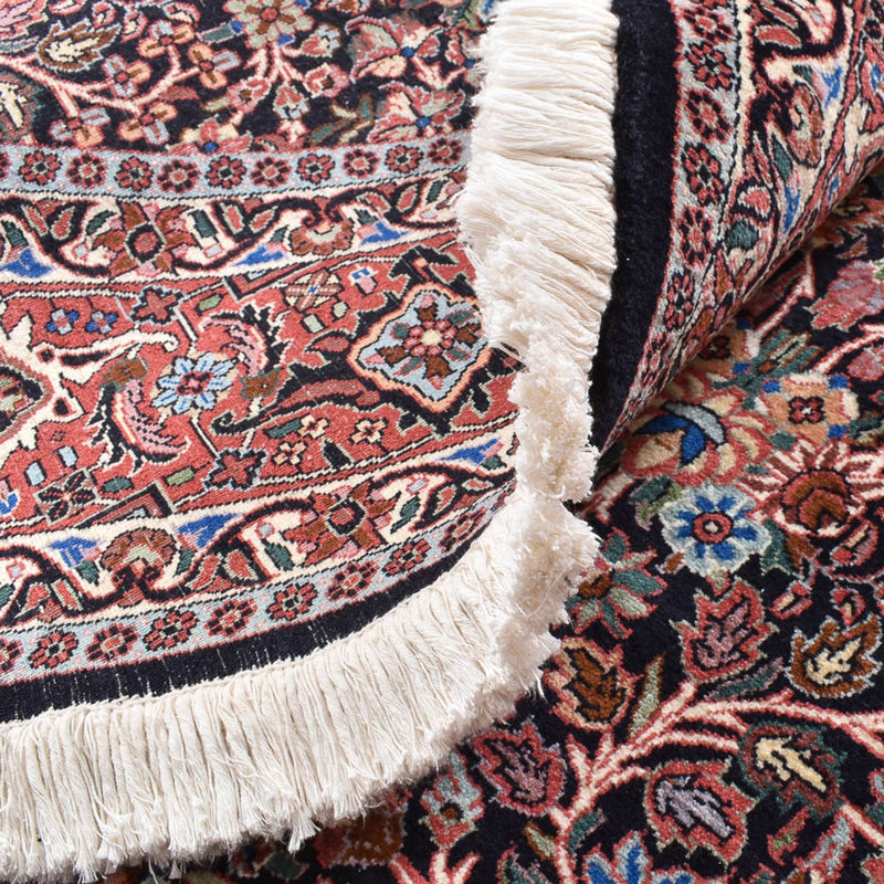 Dywan perski - Bijar - 240 x 240 cm - ciemna czerwień