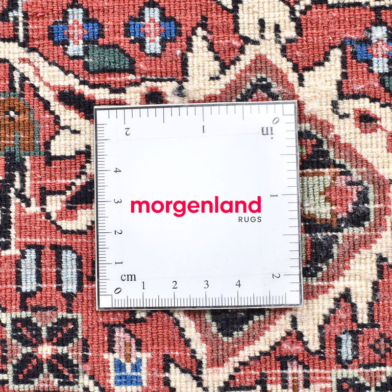 Dywan perski - Bijar - 240 x 240 cm - ciemna czerwień