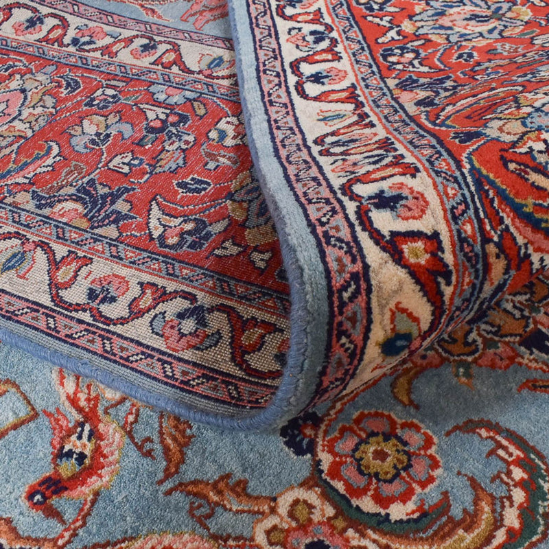 Dywan perski - Klasyczny - 380 x 266 cm - jasnoniebieski