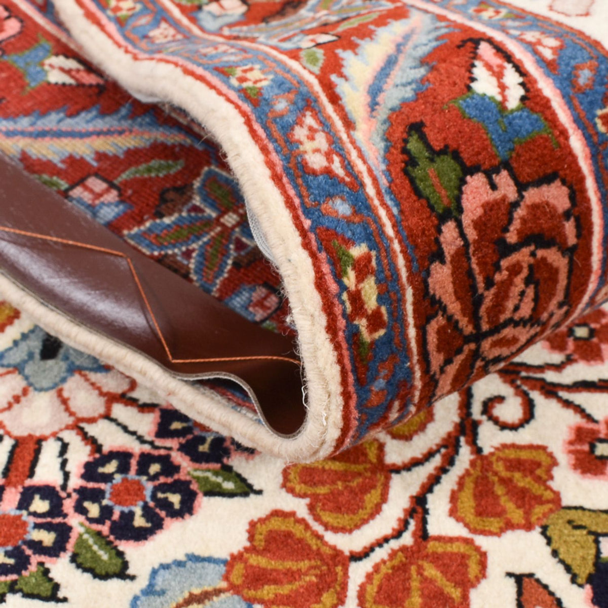 Biegacz Dywan perski - Bijar - 313 x 75 cm - beżowy