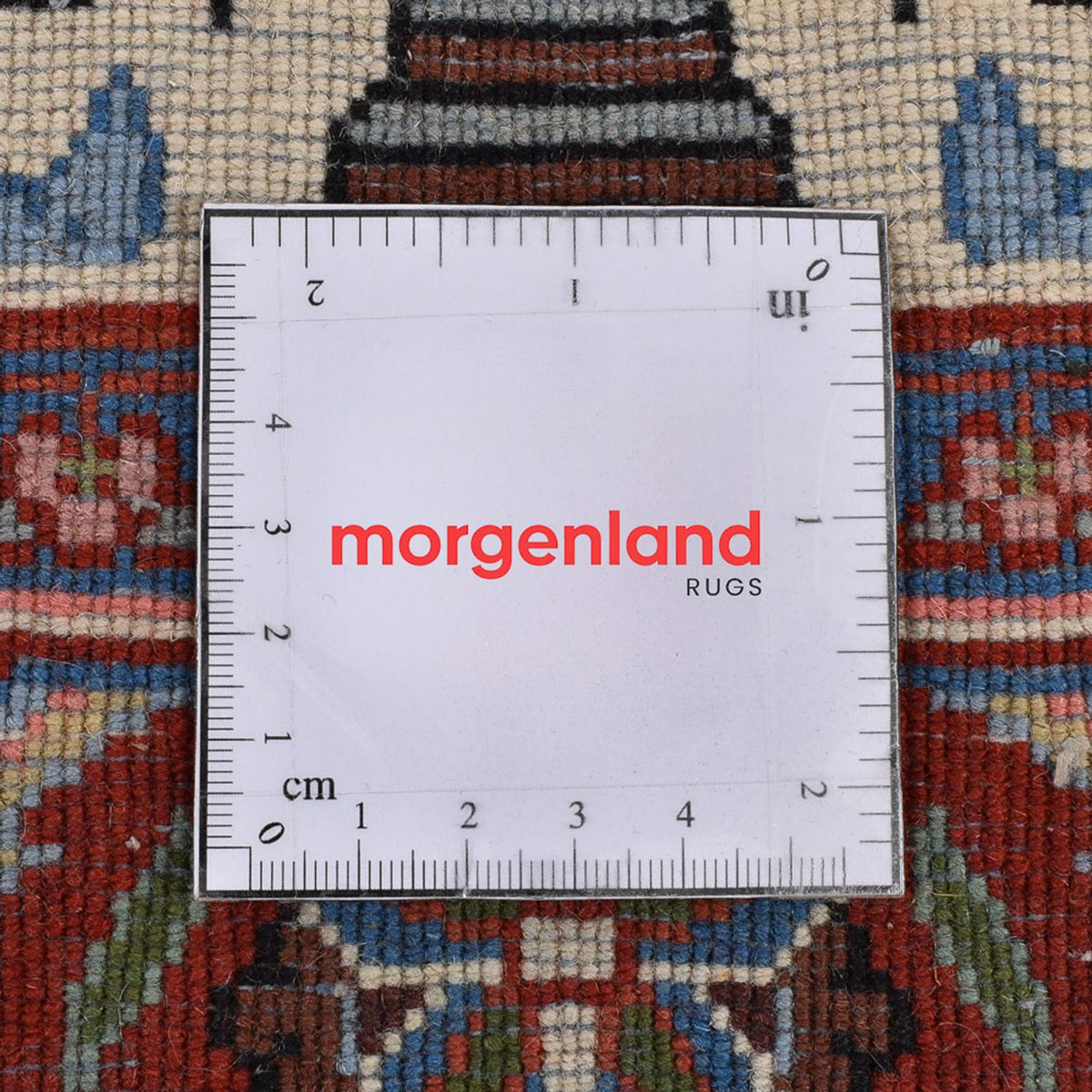 Biegacz Dywan perski - Bijar - 313 x 75 cm - beżowy