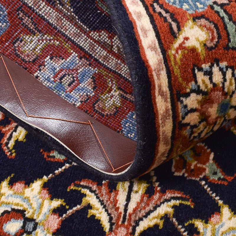 Biegacz Dywan perski - Keshan - 293 x 66 cm - ciemnoniebieski