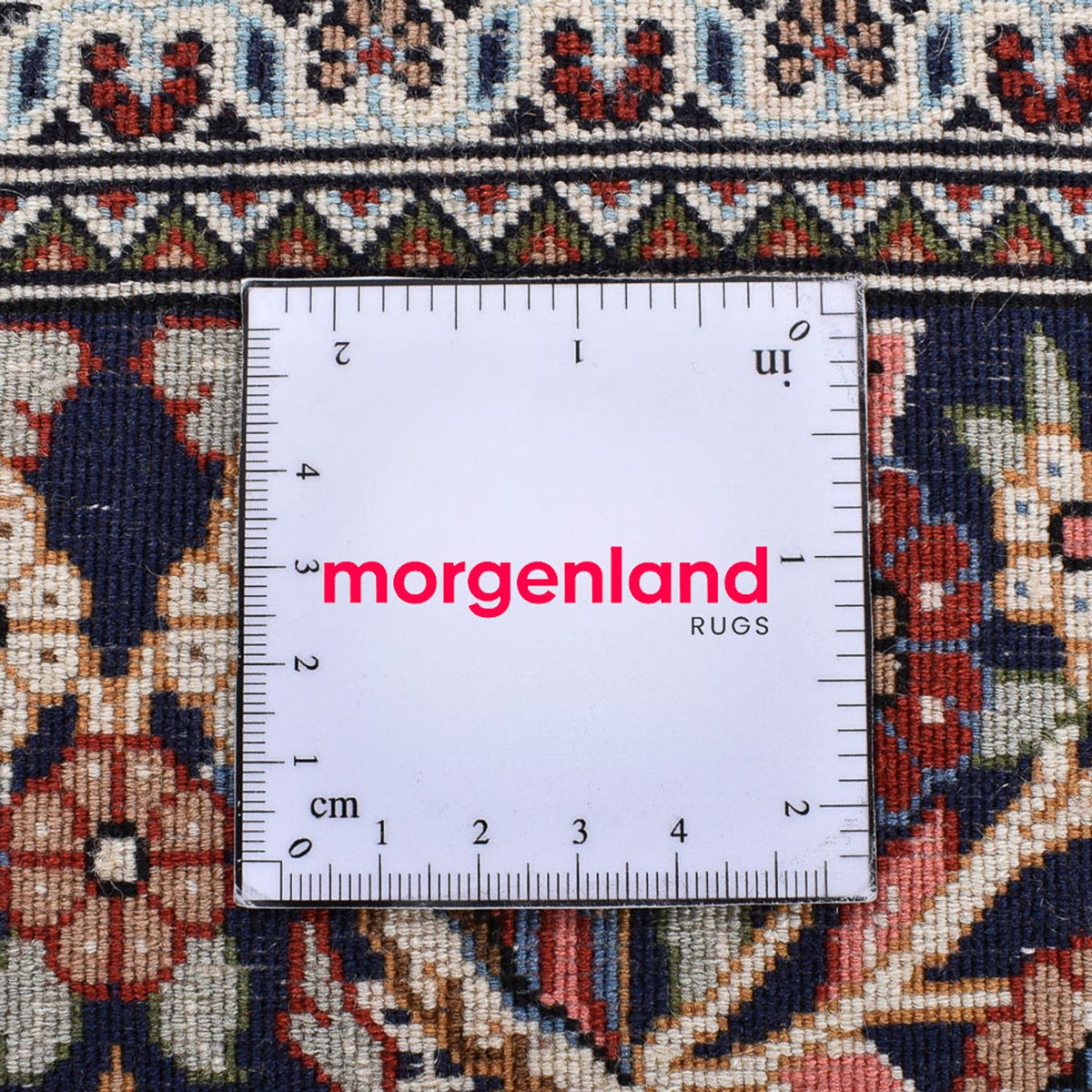 Perski dywan - Ghom - Królewski - 200 x 136 cm - jasny beż