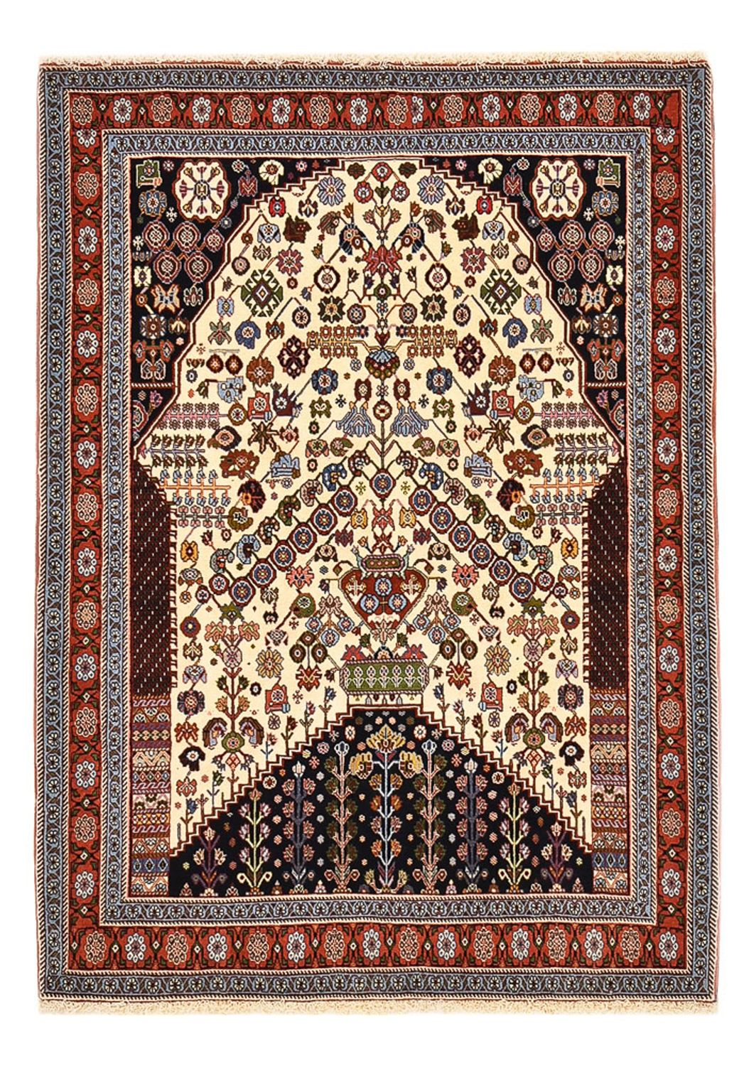 Dywan Gabbeh - Kashkuli perski - 160 x 112 cm - wielokolorowy